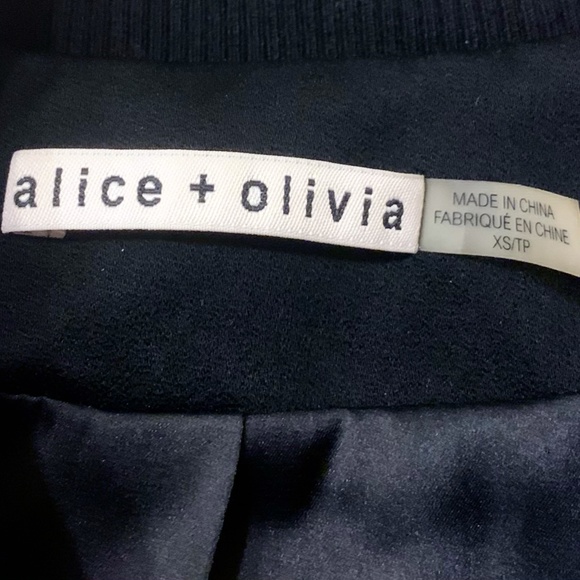 Alice + Olivia Floral Lace Felisa Bomber Jacket - Picture 2 of 4